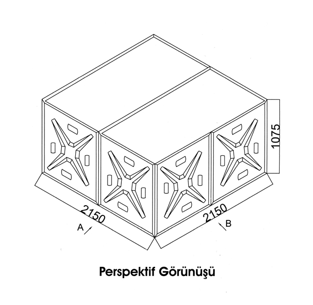 Tek Katlı Paslanmaz ve Galvaniz Modüler Su Deposu