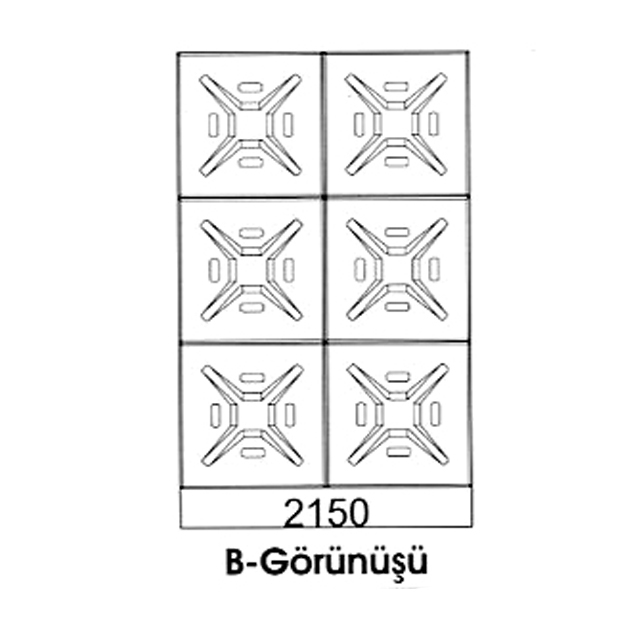 Üç Katlı Paslanmaz ve Galvaniz Modüler Su Deposu